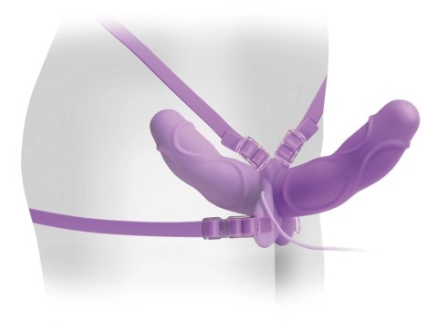Fetish Fantasy Elite - Regulowana Uprząż Strap-On Z Podwójnym Wibrującym Dildo Fetish Fantasy Elite - Regulowana Uprząż Strap-On Z Podwójnym Wibrującym Dildo