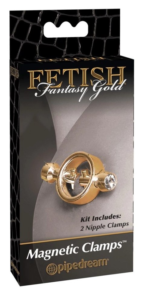 Fetish Fantasy Gold - Stylowe Złote Zaciski Do Sutków Fetish Fantasy Gold - Stylowe Złote Zaciski Do Sutków