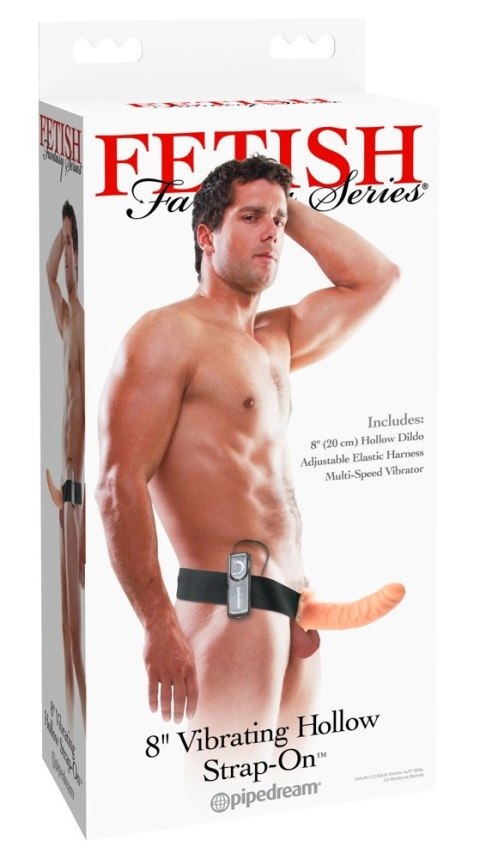 Fetish Fantasy Series - Uprząż Strap-On Z Pustym Naturalnym Dildo Cieliste Fetish Fantasy Series - Uprząż Strap-On Z Pustym Naturalnym Dildo Cieliste