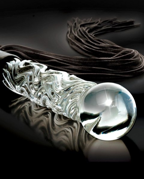 Icicles - Ekskluzywne Szklane Dildo Z Pejczem Icicles - Ekskluzywne Szklane Dildo Z Pejczem