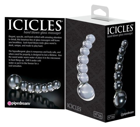 Icicles - Ekskluzywne Szklane Kulkowe Dildo Icicles - Ekskluzywne Szklane Kulkowe Dildo