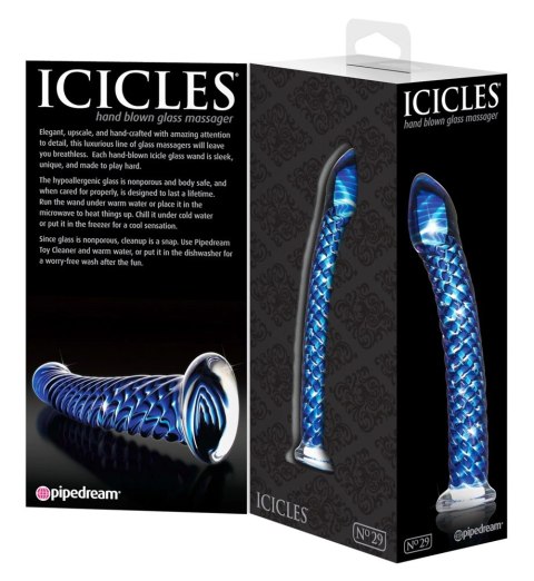 Icicles - Ekskluzywne Zakrzywione Szklane Dildo Icicles - Ekskluzywne Zakrzywione Szklane Dildo