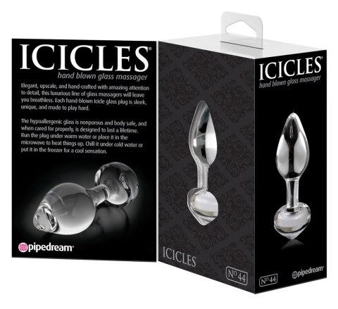 Icicles - Ekskluzywny Szklany Korek Idealny Do Masażu Icicles - Ekskluzywny Szklany Korek Idealny Do Masażu
