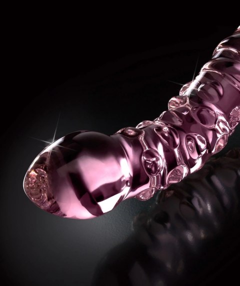 Icicles - Podwójne Szklane Dildo Z Wypustkami Icicles - Podwójne Szklane Dildo Z Wypustkami