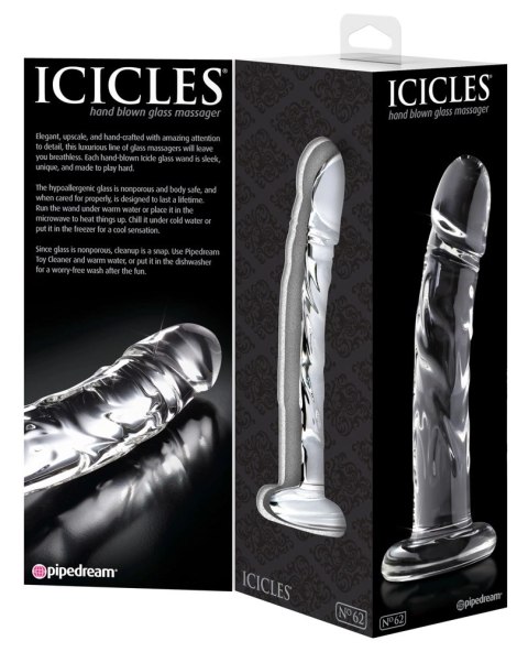 Icicles - Realistyczne Zakrzywione Szklane Dildo Icicles - Realistyczne Zakrzywione Szklane Dildo