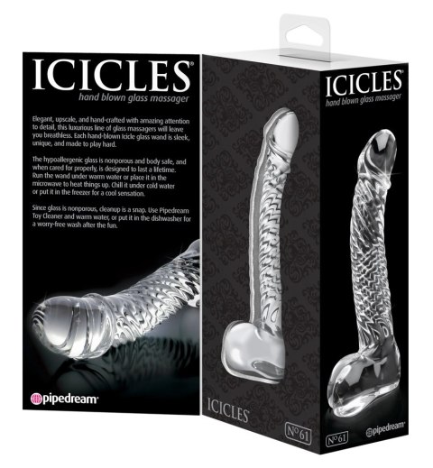 Icicles - Realistyczne Zakrzywione Szklane Dildo Icicles - Realistyczne Zakrzywione Szklane Dildo