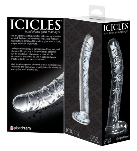 Icicles - Realistyczne Zakrzywione Szklane Dildo Icicles - Realistyczne Zakrzywione Szklane Dildo