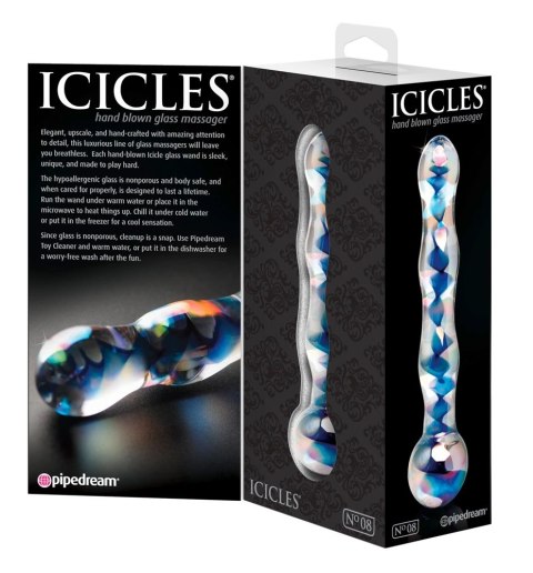 Icicles - Ręcznie Wykonane Ekskluzywne Szklane Dildo Icicles - Ręcznie Wykonane Ekskluzywne Szklane Dildo
