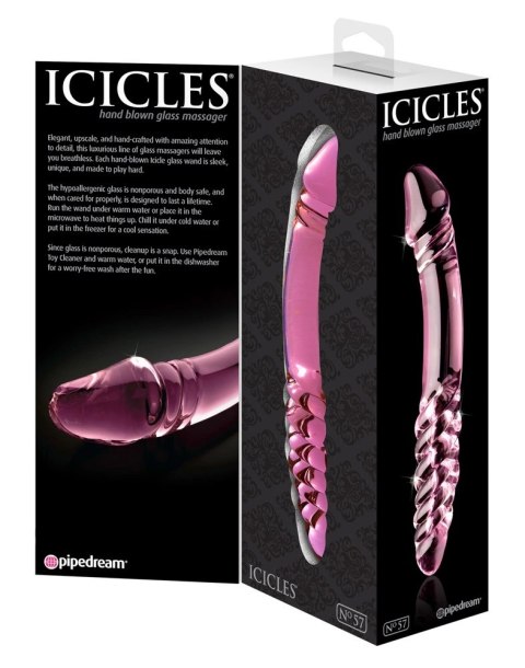 Icicles - Szklane Dildo Z Dwoma Innymi Końcówkami Icicles - Szklane Dildo Z Dwoma Innymi Końcówkami