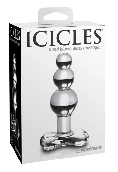 Icicles - Szklany Kulkowy Korek Idealny Do Masażu Icicles - Szklany Kulkowy Korek Idealny Do Masażu