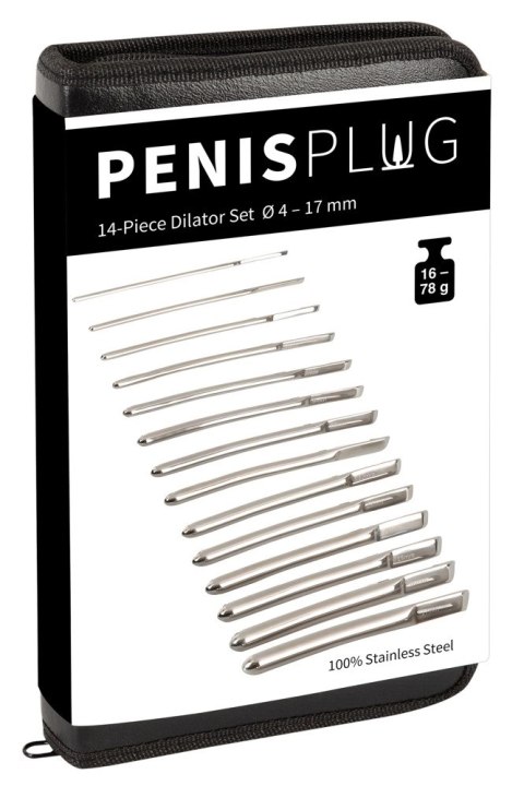 Penisplug - Zestaw 14-Dilatorów Do Stymulacji Cewki Moczowej Penisplug - Zestaw 14-Dilatorów Do Stymulacji Cewki Moczowej