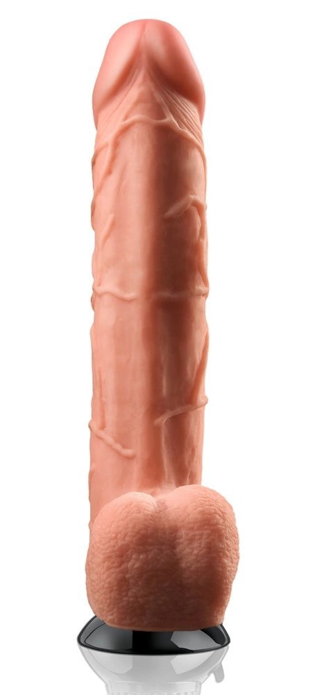 Real Feel Deluxe - Naturalny Wibrator Z Żyłami I Żołędziem 30cm Real Feel Deluxe - Naturalny Wibrator Z Żyłami I Żołędziem 30cm
