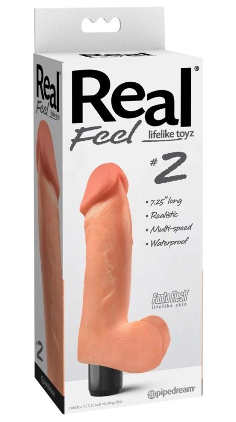 Real Feel - Realistyczny Wibrator Z Jądrami 19cm Real Feel - Realistyczny Wibrator Z Jądrami 19cm