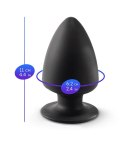 Silexd - Czarny Korek Analny Miękki Lub Twardy 11cm