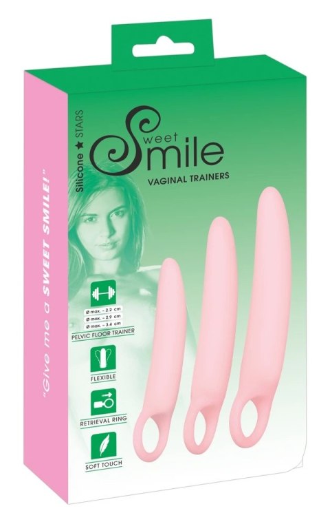 Sweet Smile - Zestaw Treningowy Do Ćwiczeń Dna Miednicy Różowy Sweet Smile - Zestaw Treningowy Do Ćwiczeń Dna Miednicy Różowy