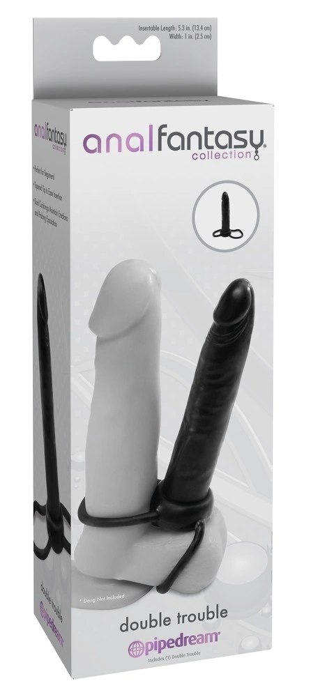 Analfantasy - Pierścień Na Penisa I Jądra Z Dildem Analnym W Jednym Analfantasy - Pierścień Na Penisa I Jądra Z Dildem Analnym W Jednym