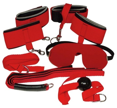 Bad Kitty - Zestaw BDSM Do Krępowania Czerwony Bad Kitty - Zestaw BDSM Do Krępowania Czerwony
