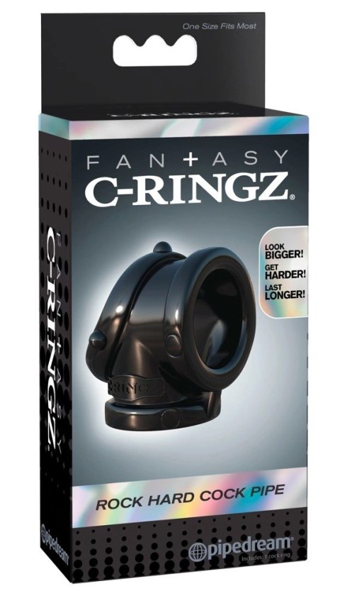 Fantasy C-Ringz- Elastyczny Pierścień Na Penisa I Jądra Czarny 7cm Fantasy C-Ringz- Elastyczny Pierścień Na Penisa I Jądra Czarny 7cm