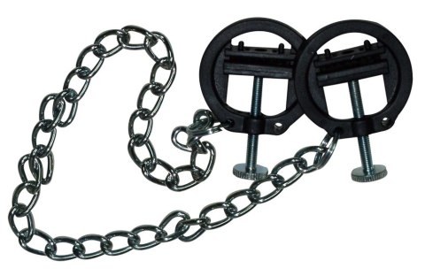 Fetish Collection - Łańcuch Z Zaciskami Śrubowymi Na Sutki Fetish Collection - Łańcuch Z Zaciskami Śrubowymi Na Sutki
