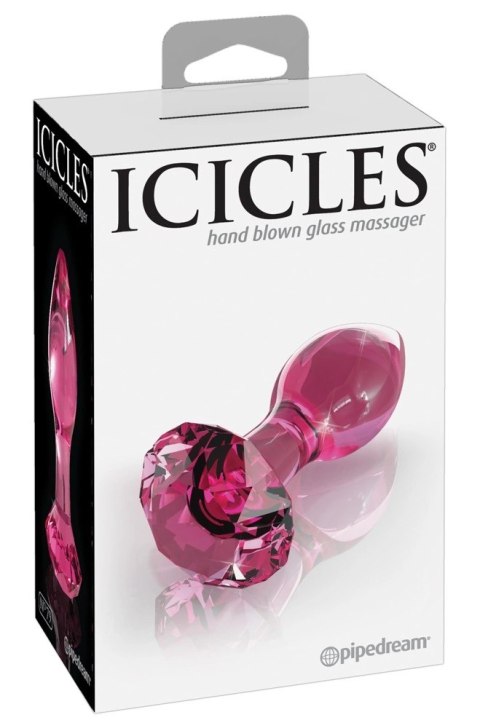 Icicles - Szklany Korek Analny W Kształcie Stożka Icicles - Szklany Korek Analny W Kształcie Stożka