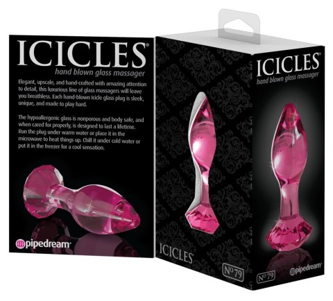 Icicles - Szklany Korek Analny W Kształcie Stożka Icicles - Szklany Korek Analny W Kształcie Stożka