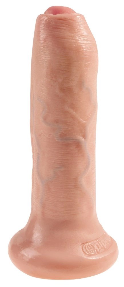 King Cock - Realistyczne Dildo Z Ruchomym Napletkiem 15 CM Jasny Kolor Skóry King Cock - Realistyczne Dildo Z Ruchomym Napletkiem 15 CM Jasny Kolor Skóry
