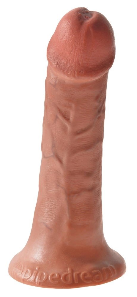 King Cock - Realistyczne Dildo Z Żyłkami I Przyssawką 15 CM Ciemny Kolor Skóry King Cock - Realistyczne Dildo Z Żyłkami I Przyssawką 15 CM Ciemny Kolor Skóry