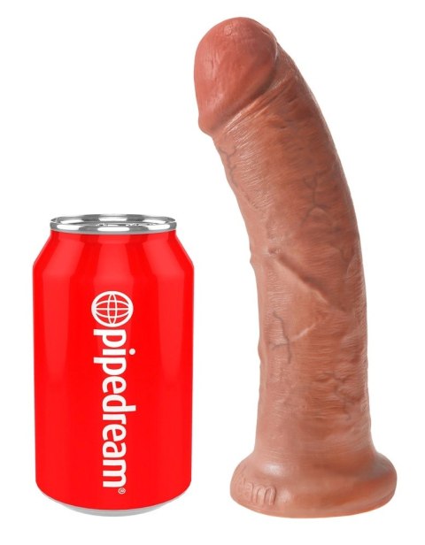 King Cock - Realistyczne Dildo Z Żyłkami I Przyssawką 20 CM Jasny Kolor Skóry King Cock - Realistyczne Dildo Z Żyłkami I Przyssawką 20 CM Jasny Kolor Skóry