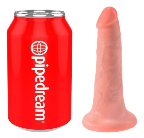 King Cock - Realistyczne Elastyczne Dildo Z Przyssawką 13 CM Jasny Kolor Skóry King Cock - Realistyczne Elastyczne Dildo Z Przyssawką 13 CM Jasny Kolor Skóry