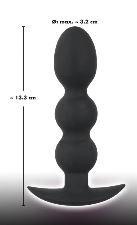 Koraliki Analne Z Podstawką 145g - Black Velvets Koraliki Analne Z Podstawką 145g - Black Velvets