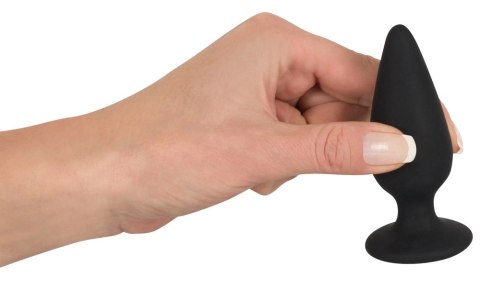 Korek Analny Stożkowy Ciężki Średni(8,9cm) - Black Velvets Korek Analny Stożkowy Ciężki Średni(8,9cm) - Black Velvets