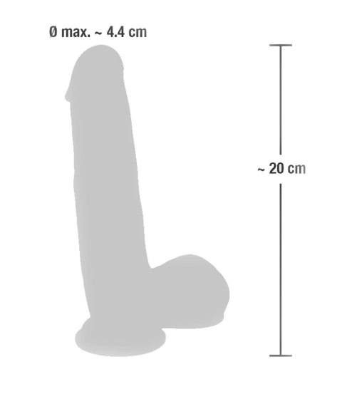 Medical Silicone - Medyczne Silikonowe Dildo 20cm Medical Silicone - Medyczne Silikonowe Dildo 20cm