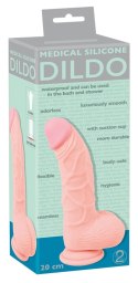 Medical Silicone - Medyczne Silikonowe Dildo 20cm