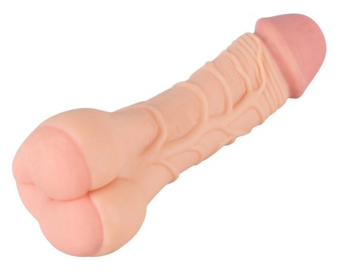 Nature Skin - 2in1 Realistyczny Penis Z Otworem Anusa 21cm Nature Skin - 2in1 Realistyczny Penis Z Otworem Anusa 21cm