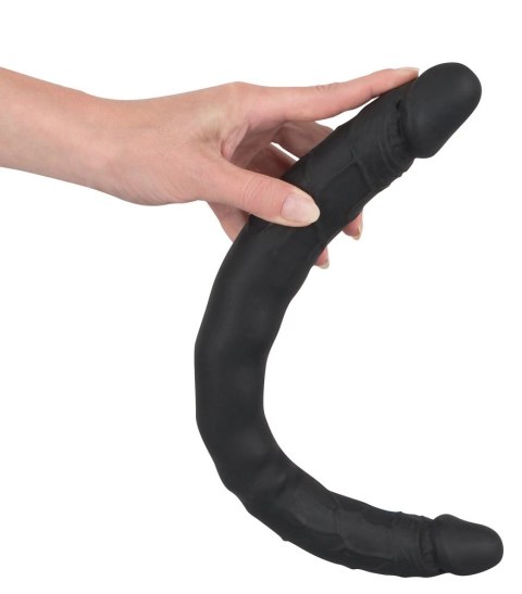 Bad Kitty - Czarne Silikonowe Podwójne Dildo 40 CM Bad Kitty - Czarne Silikonowe Podwójne Dildo 40 CM