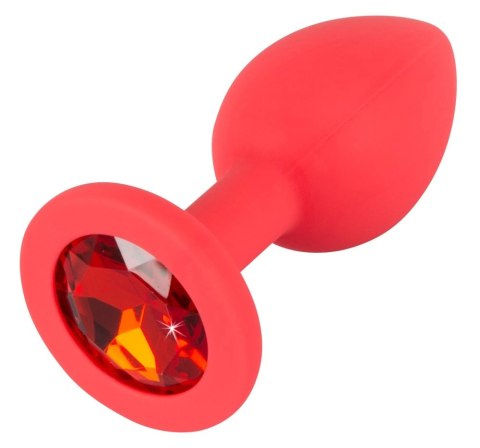 Colorful Joy - Korek Analny Z Kamieniem Szlachetnym Czerwony Colorful Joy - Korek Analny Z Kamieniem Szlachetnym Czerwony