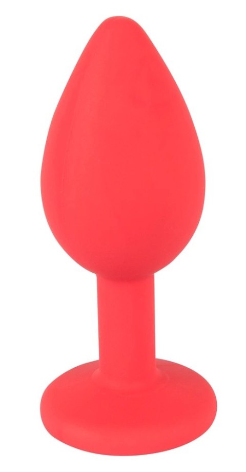 Colorful Joy - Korek Analny Z Kamieniem Szlachetnym Czerwony Colorful Joy - Korek Analny Z Kamieniem Szlachetnym Czerwony