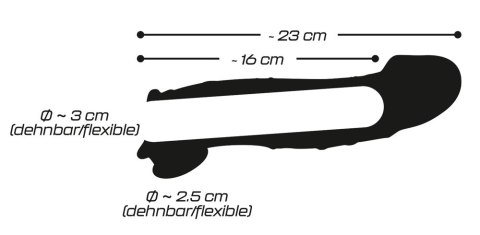 Crystal - Realistyczna Nakładka Na Penisa 23cm Crystal - Realistyczna Nakładka Na Penisa 23cm