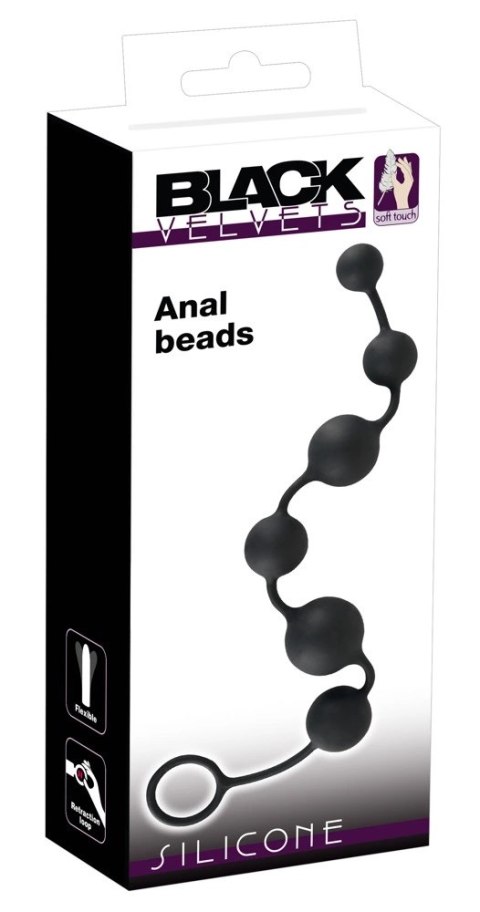 Koraliki Analne Rozciągliwe - Black Velvets Koraliki Analne Rozciągliwe - Black Velvets