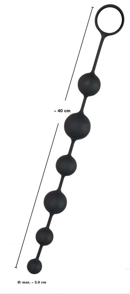 Koraliki Analne Rozciągliwe - Black Velvets Koraliki Analne Rozciągliwe - Black Velvets