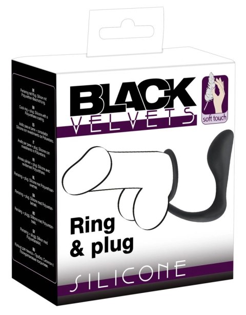 Pierścień Erekcyjny Ze Stymulatorem Prostaty - Black Velvets Pierścień Erekcyjny Ze Stymulatorem Prostaty - Black Velvets