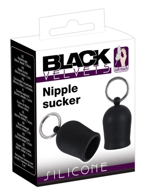 Przyssawki Do Sutków 2szt Czarne - Black Velvets Przyssawki Do Sutków 2szt Czarne - Black Velvets