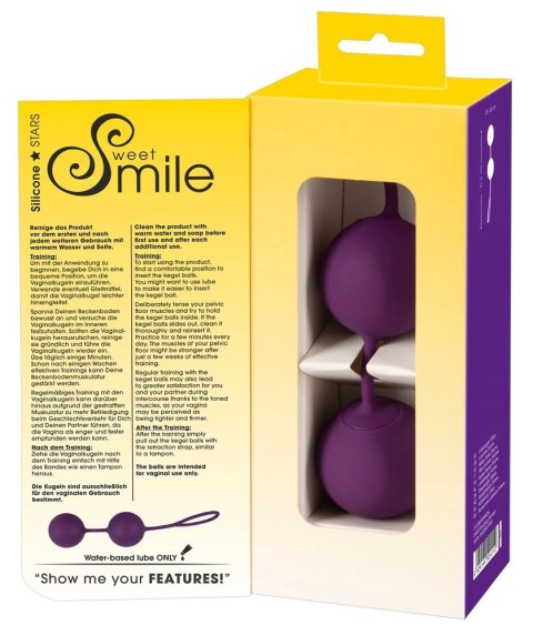 Sweet Smile - Fioletowe Kulki Miłosne Xxl 200g Sweet Smile - Fioletowe Kulki Miłosne Xxl 200g