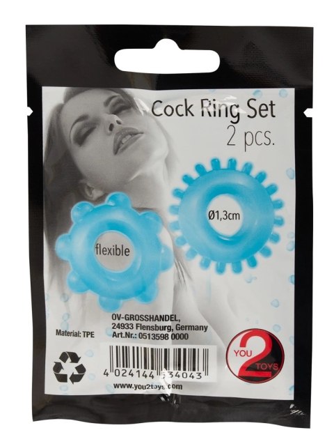 You2Toys - Pierścienie erekcyjne - 2 sztuki You2Toys - Pierścienie erekcyjne - 2 sztuki