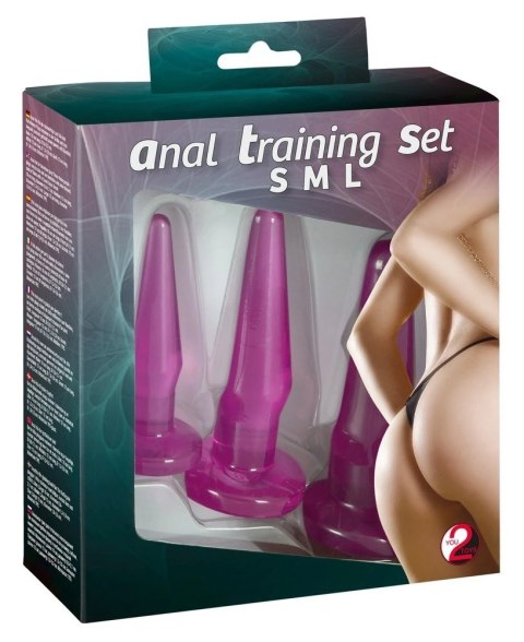 You2Toys - Zestaw korków analnych - trening analny 3 szt You2Toys - Zestaw korków analnych - trening analny 3 szt
