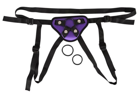 You2Toys - Zestaw - pasek na dildo + 3 pierścienie erekcyjne You2Toys - Zestaw - pasek na dildo + 3 pierścienie erekcyjne