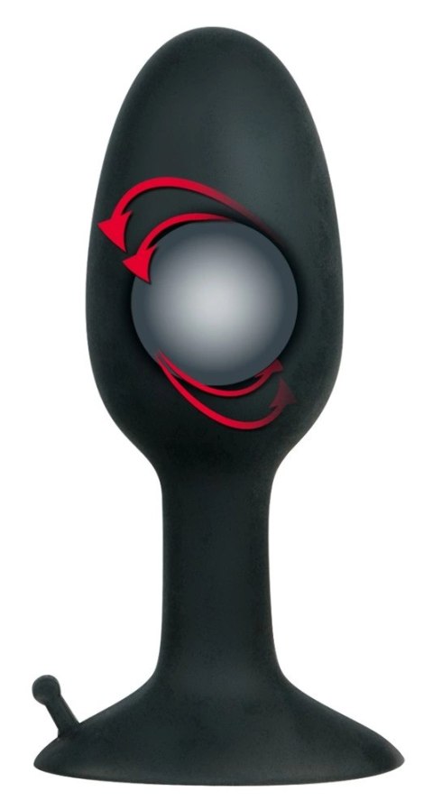 Backdoor Friend - Maly Zaokrąglony Korek Analny Z Kulką Stymulacyjną/Small Silicone Plug Backdoor Friend - Maly Zaokrąglony Korek Analny Z Kulką Stymulacyjną/Small Silicone Plug