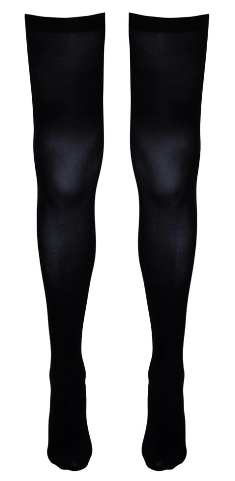 Cottelli LEGWEAR - Czarne Pończochy Z Siateczką Z Tyłu S/M Cottelli LEGWEAR - Czarne Pończochy Z Siateczką Z Tyłu S/M