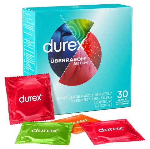 Durex - 30 Prezerwatyw Mix 4 Różne Odmiany Durex - 30 Prezerwatyw Mix 4 Różne Odmiany