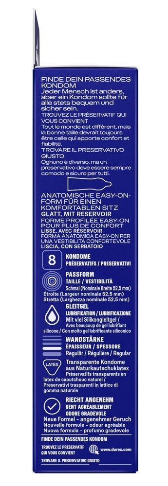 Durex Love - Prezerwatywy Łatwe Dopasowanie 8szt Durex Love - Prezerwatywy Łatwe Dopasowanie 8szt